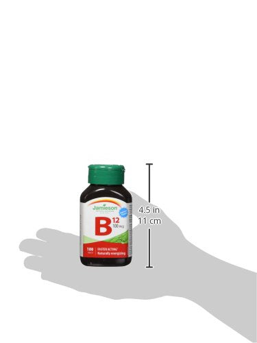 Jamieson B12 100 mcg (Methylcobalamin) – 100 Tablets