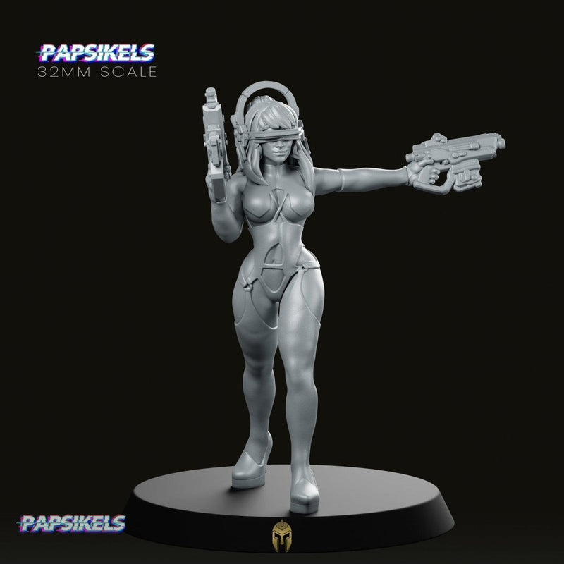 Janela Doll Cyber Babe Miniature Cyberpunk Raygun Assassin