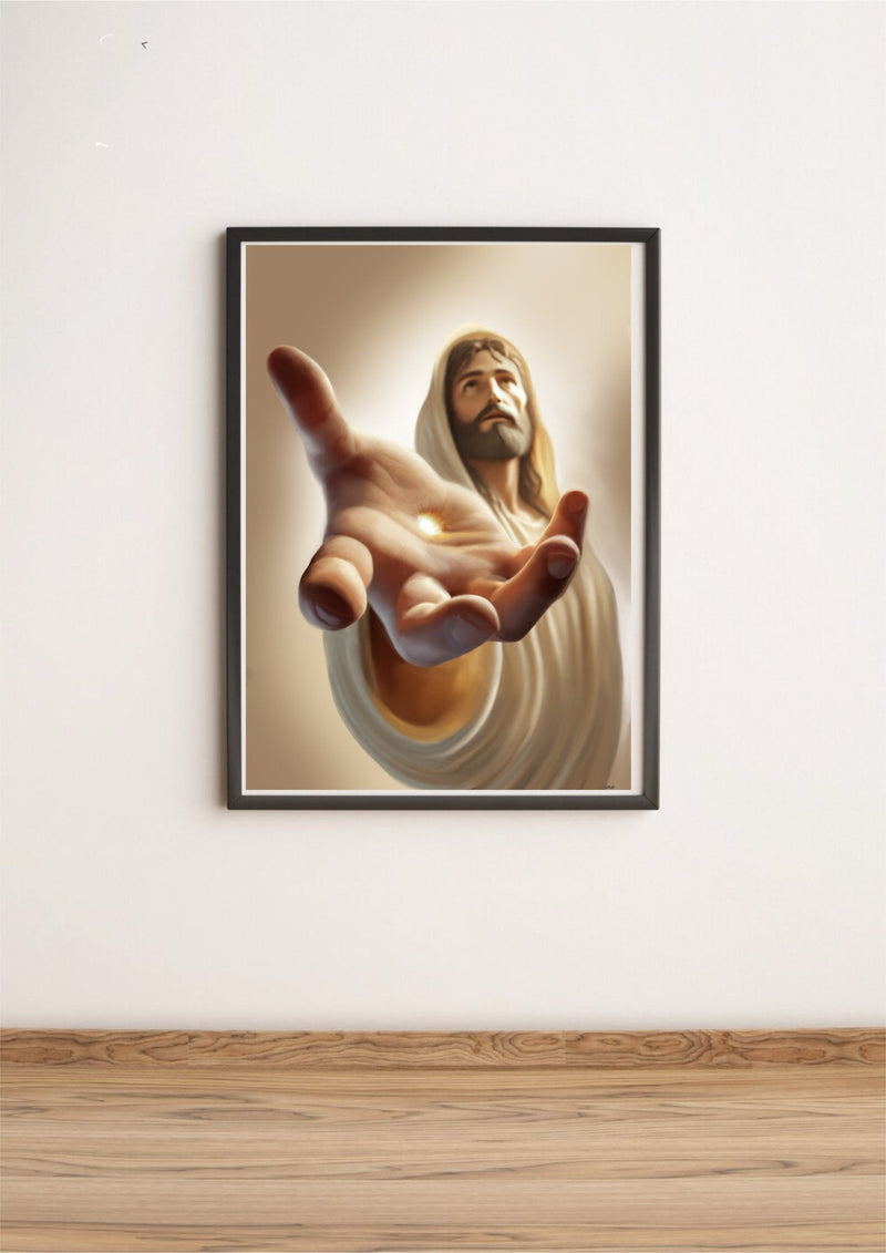 Jesus Christ of Nazareth Art Print | Christian Wall Decor