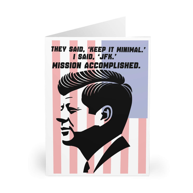 JFK Minimalistic Card