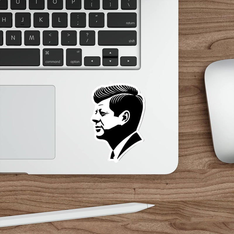 JFK Sticker – Minimalist Kennedy Vinyl Decal