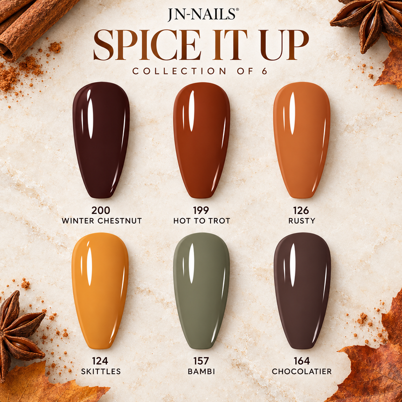 SPICE IT UP Collection of 6 - hema free Gel Polish
