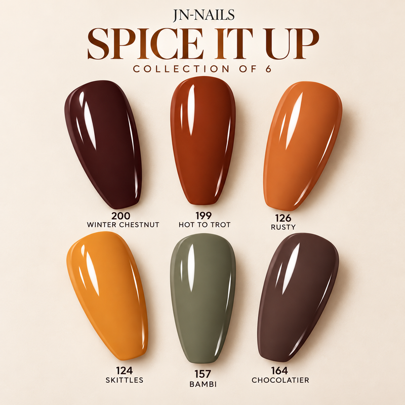 SPICE IT UP Collection of 6 - hema free Gel Polish