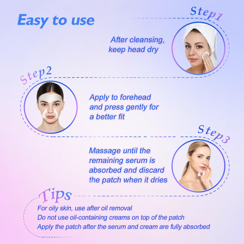 JNTTSSP Smile Line & Forehead Wrinkle Patches - Anti-Wrinkle, 36 Packs