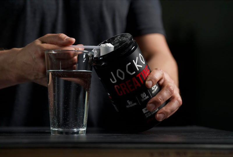 Jocko Fuel Creatine Monohydrate Powder – 90 Servings, 16 oz Jar, Unflavored