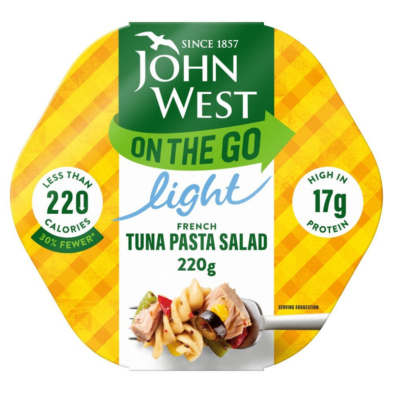 John West Light French Tuna Pasta Salad 220g (Case of 6)