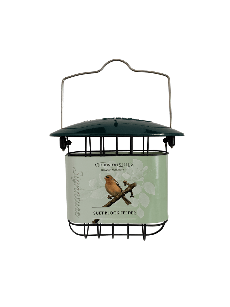 Johnston & Jeff Green Cast Suet Block Feeder 12cm