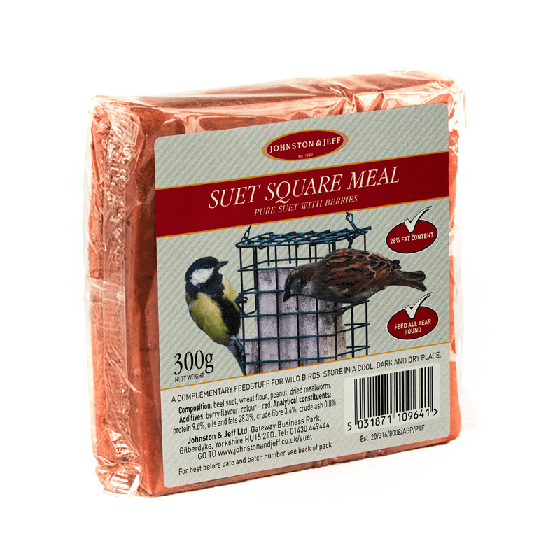 Johnston and Jeff Suet Blocks with Berries 300g - Case of 24