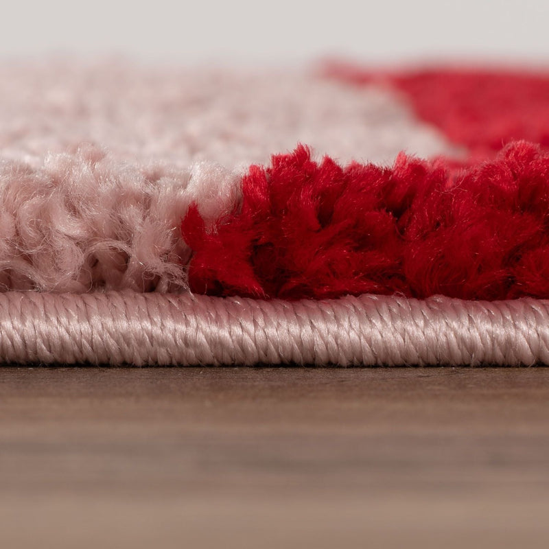 Joli Wave Red & Pink Rug