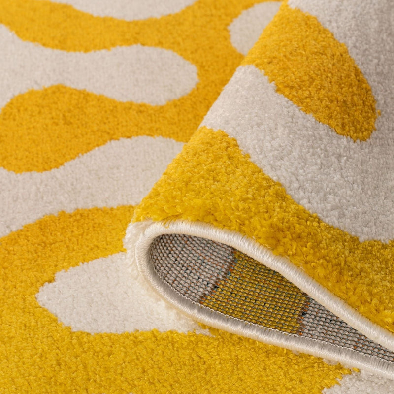 Joli Doodle Yellow & White Rug