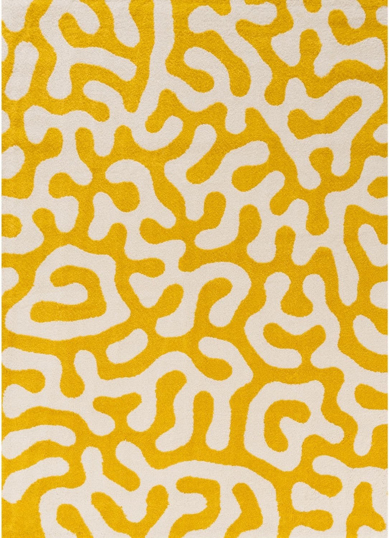 Joli Doodle Yellow & White Rug