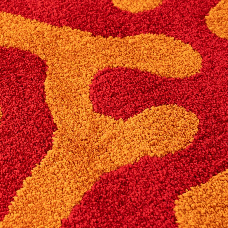 Joli Doodle Red & Orange Rug