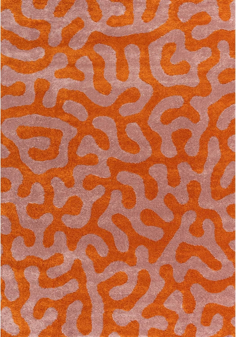 Joli Doodle Orange & Pink Rug