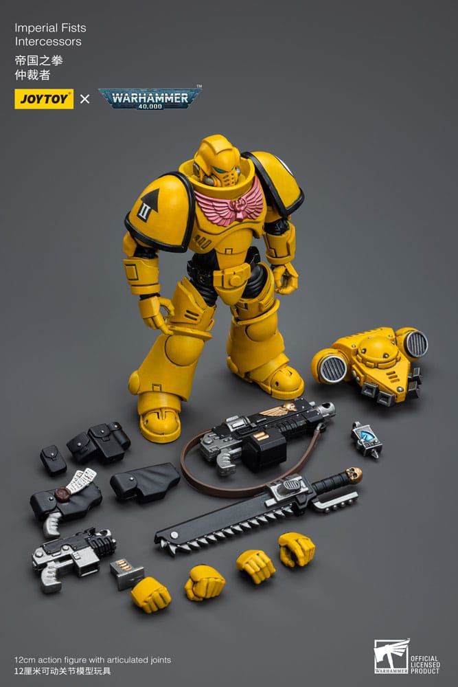 Joy Toy - Warhammer 40k Action Figure 1/18 Imperial Fists Intercessor 12cm