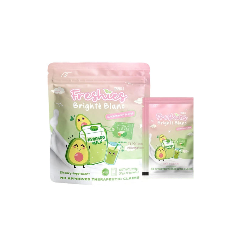Juju Glow Freshies Avocado Milk 80,000mg Hydrolyzed Collagen 10 Sachets