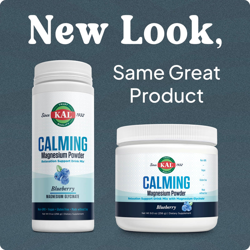 KAL Calming Magnesium Powder – Blueberry Flavor, High Absorption, Vegan, Gluten Free