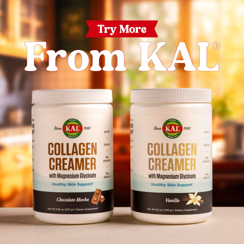 KAL Collagen Creamer Vanilla – Keto Dairy-Free Coffee Creamer with Collagen & Magnesium (8 oz, 12 Servings)