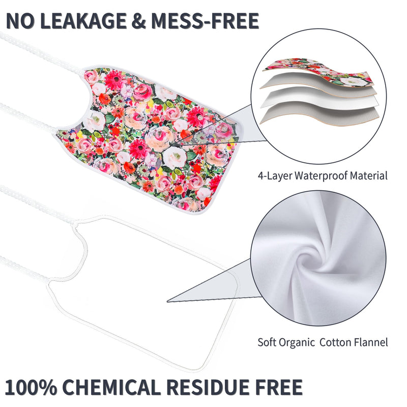 KANAV 2 Pack Castor Oil Pack Wraps – Organic Cotton Flannel, Reusable