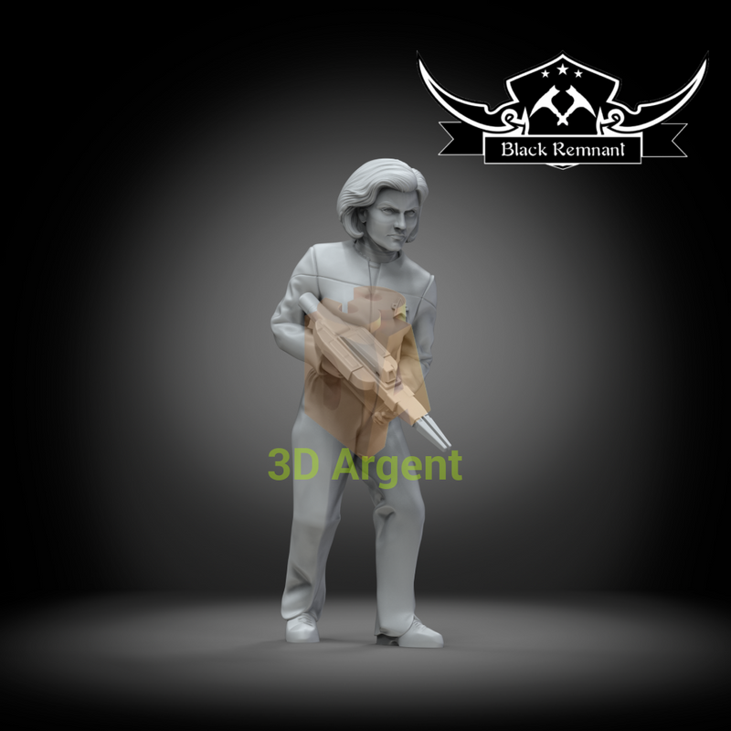 Kathryn Janeway Star Trek - Stargrave D&D 3D Printed Resin Miniatures