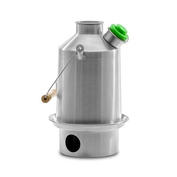 Kelly Kettle 'Scout' 1.2 ltr (Stainless Steel) + Whistle Storm Kettle