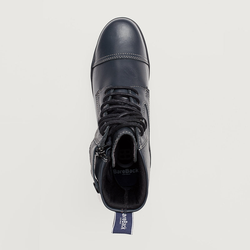 Kentucky Storm Waterproof Jodhpur Boots - Polished Navy