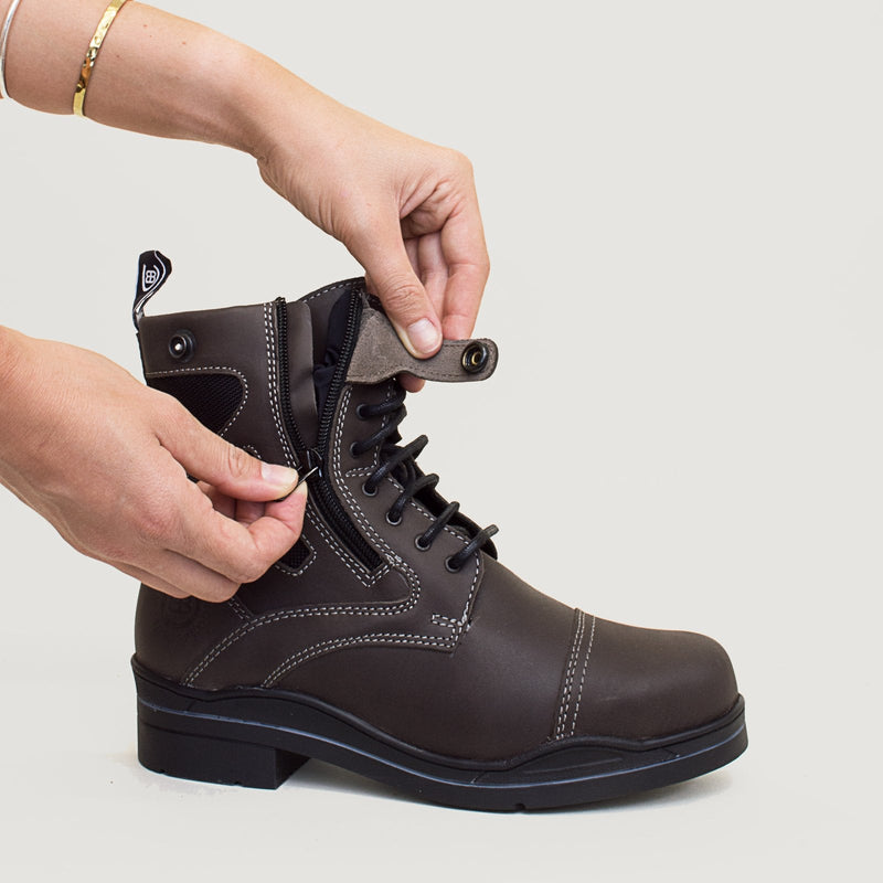 Kentucky Storm Waterproof Ankle Boots - Grey