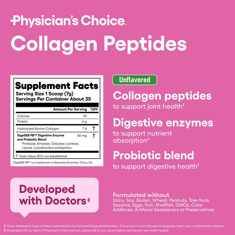 Collagen Peptides Powder Two-Pack – Keto, Hydrolyzed Type I & III, DigeSEB