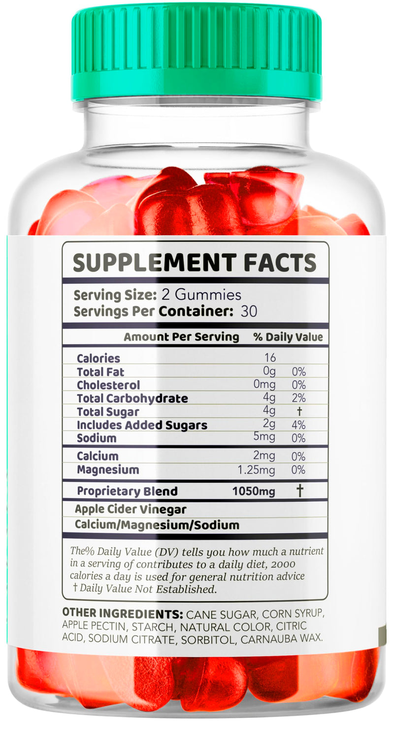(3 Pack) Keto IQ ACV Gummies – Premium All-Natural Apple Cider Vinegar Formula, 180 Gummies