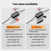Kewig KWG-JY 20-90V To 12V Electric Vehicle Power Regulator Modified Car Charger Terminals, 250 Female Socket, SAE Plug - InStock