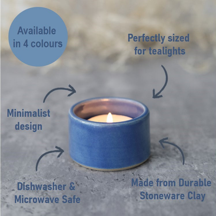 Pacific Blue Classic Tea Light Holders