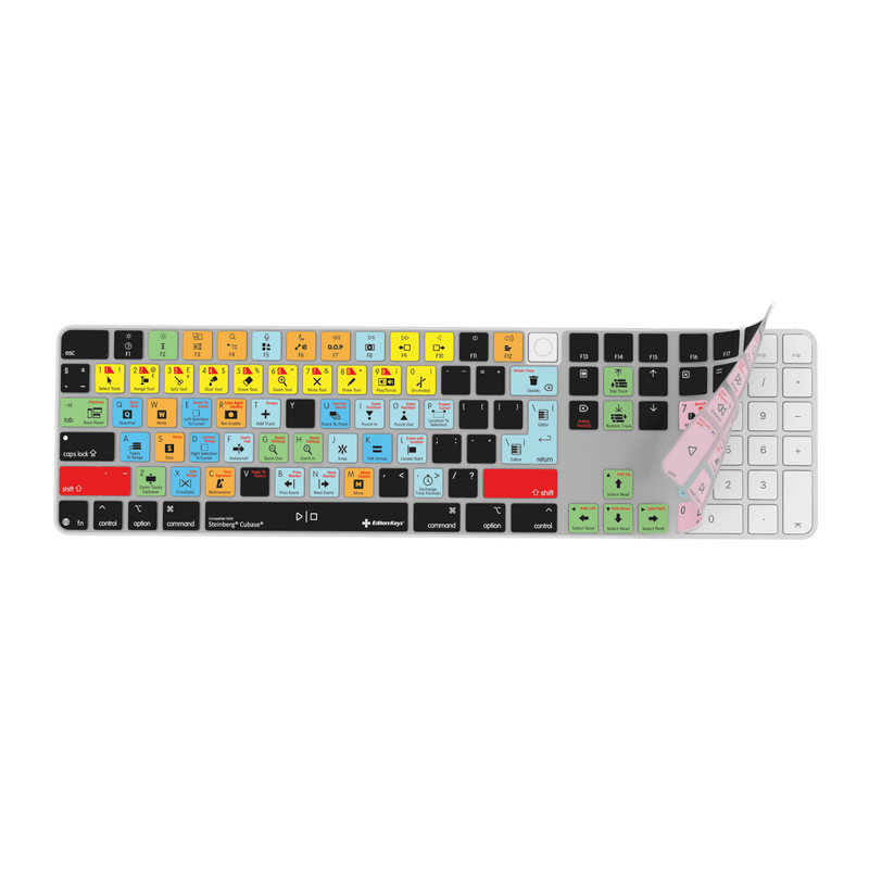 Keyboard Cover designed for Steinberg’s Cubase | for MacBook and iMac