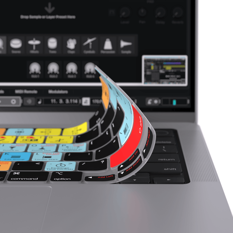 Keyboard Cover designed for Steinberg’s Cubase | for MacBook and iMac