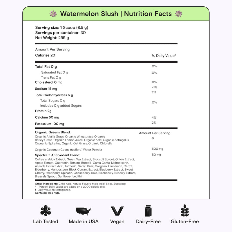 Kiala Nutrition Super Greens – Organic Greens Powder with Spirulina & Chlorella and Spectra Blend (Gluten Free, Vegan)