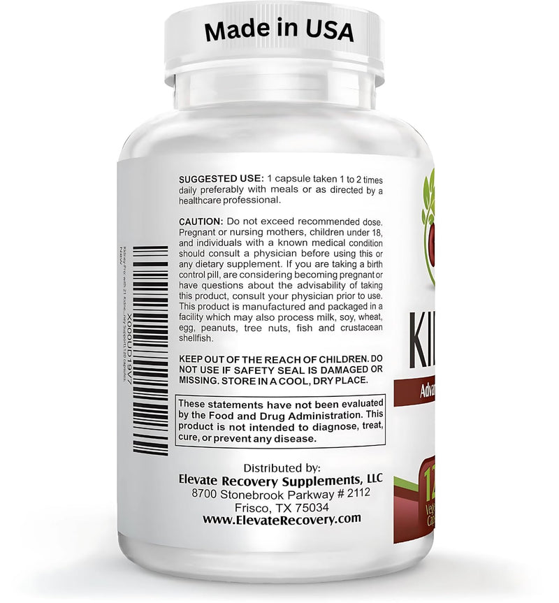 Kidney-Pro: 21 Kidney Health Supplements in 1 Formula | Total Kidney Support • 120 Capsules