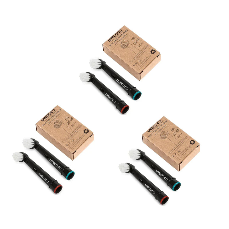 LiveCoco Recyclable Brush Heads Oral-B Compatible