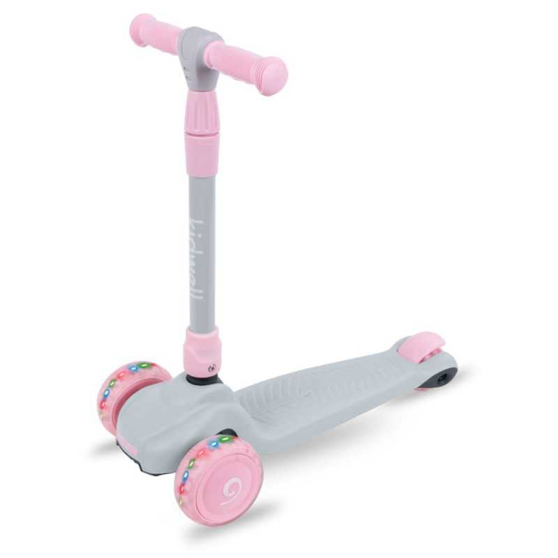 Kidwell JAX Folding 3-Wheel Scooter with LED Light-Up Wheels – Kids Ages 3+ (2 Colours)