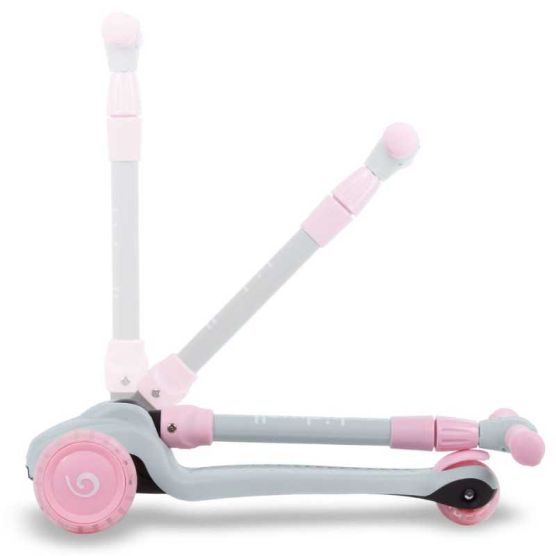Kidwell JAX Folding 3-Wheel Scooter with LED Light-Up Wheels – Kids Ages 3+ (2 Colours)