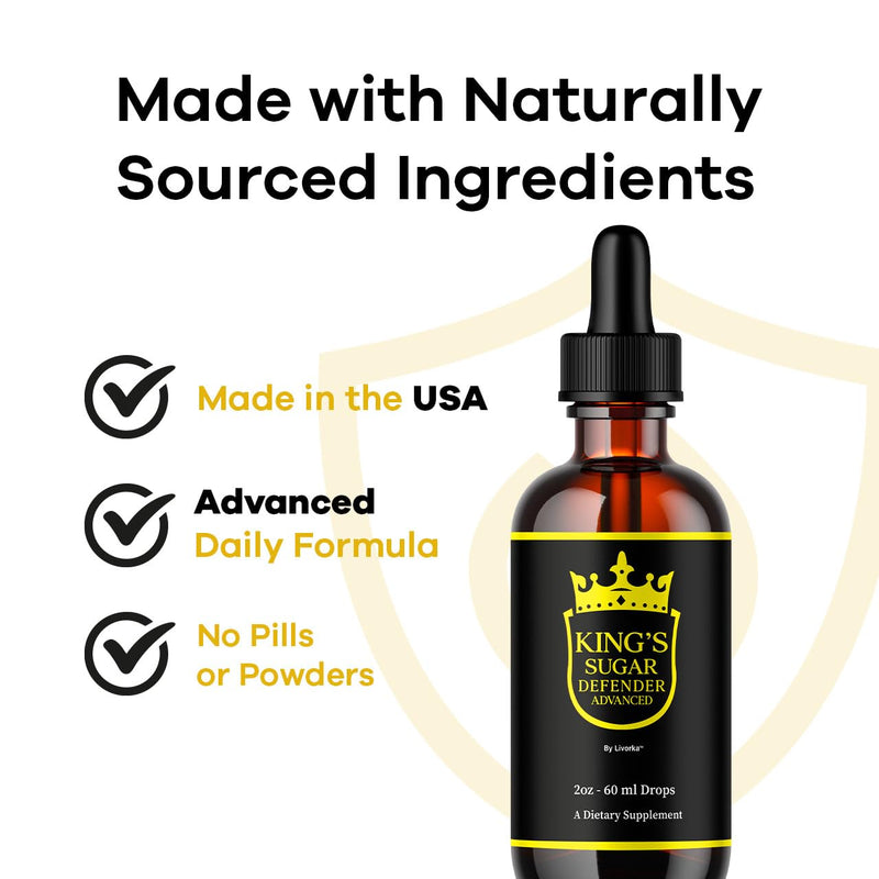 Kings Sugar Defender Drops – Official KingSugar Liquid Formula (1 Month)