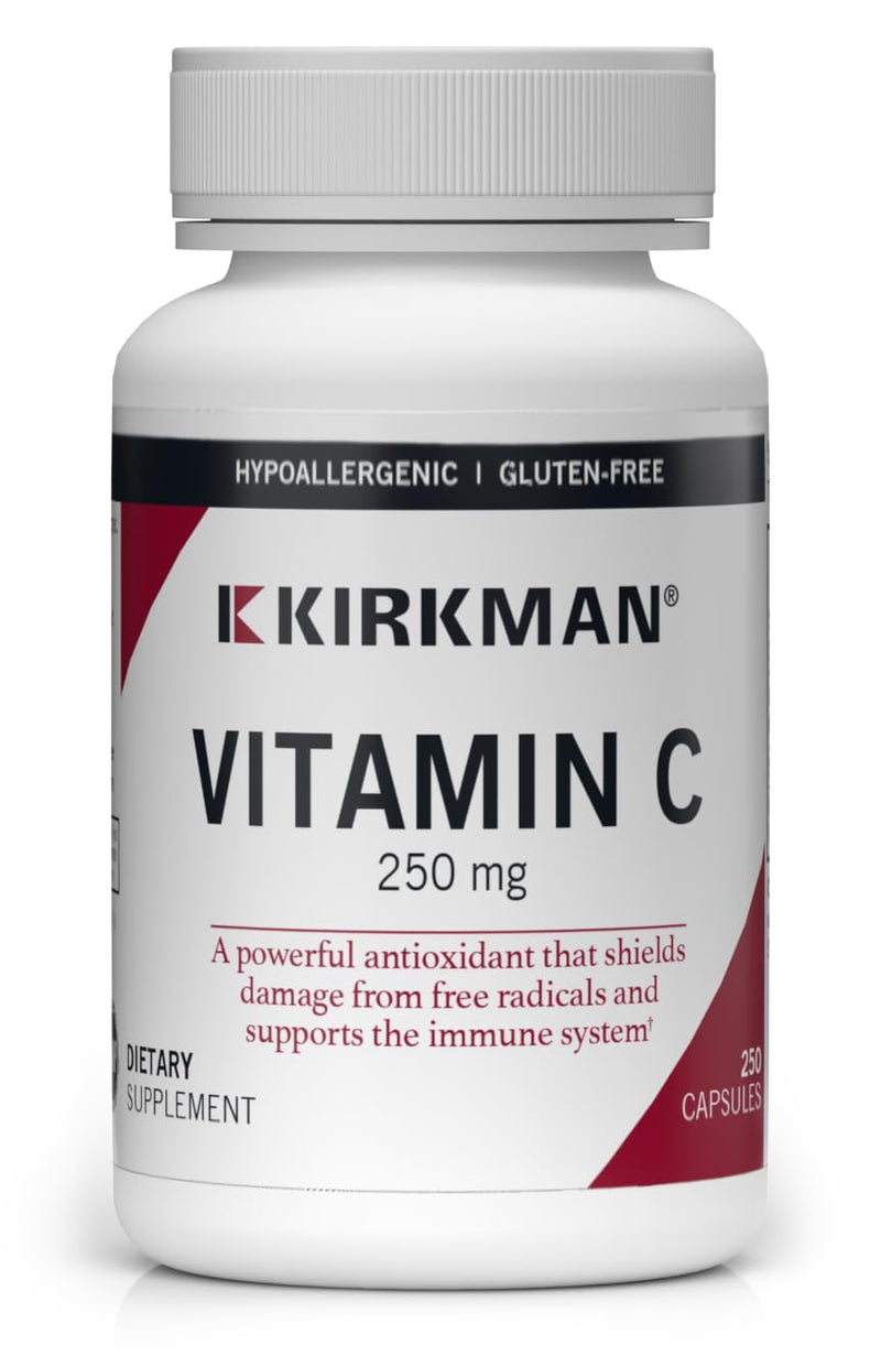 Kirkman – Vitamin C 250 mg Capsules - Hypo - 250 Count