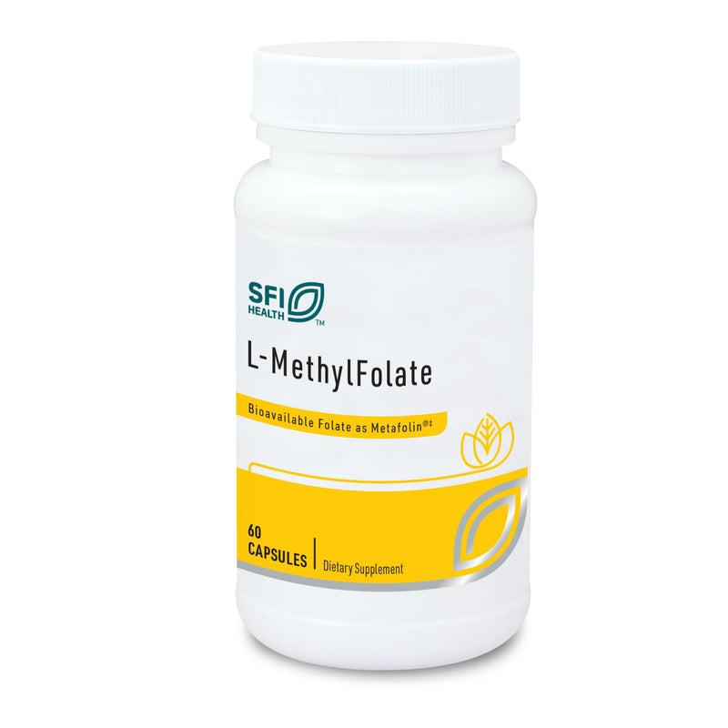 Klaire Labs SFI Health L-Methylfolate - 1000 mcg Folate Highly Bioavailable (60 Capsules)