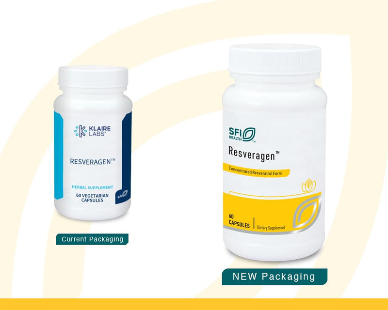 Klaire Labs SFI Health Resveragen – 250 mg Trans-Resveratrol from 500 mg Japanese Knotweed (60 Capsules)