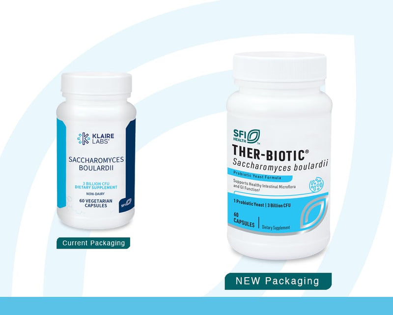 SFI Health Klaire Labs Ther-Biotic S. boulardii Probiotics – Digestive & Immune Support (60 Capsules)