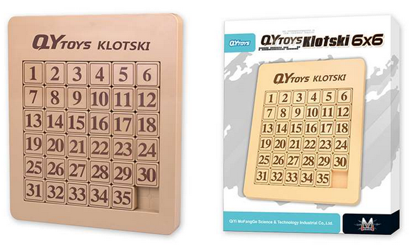 QiYi magnetic 35 puzzle (6x6 Klotski)