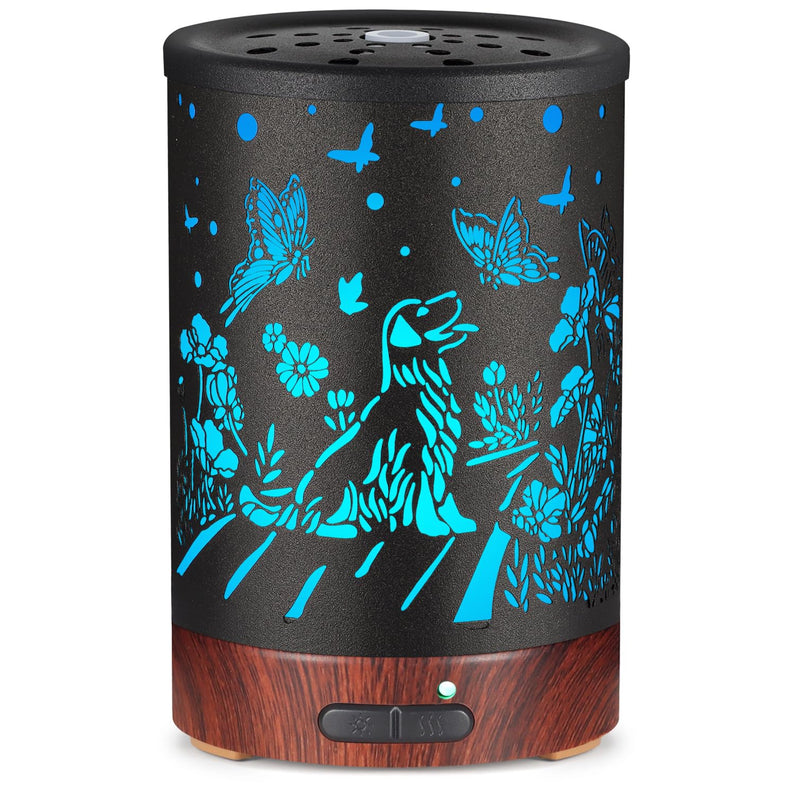 Essential Oils Diffuser | Aromatherapy Diffuser with 7-Color LED Lights | Auto-Off Humidifier
