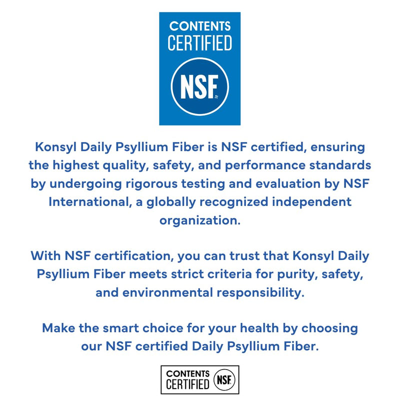 Konsyl Daily Psyllium Fiber Powder – 90 Servings (540g) | All-Natural Psyllium Husk