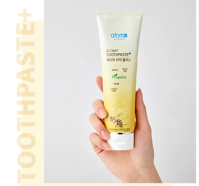 Korean Propolis Toothpaste – Bees Dental Oral Care System (7.05 oz x 5 pcs) for Atomy