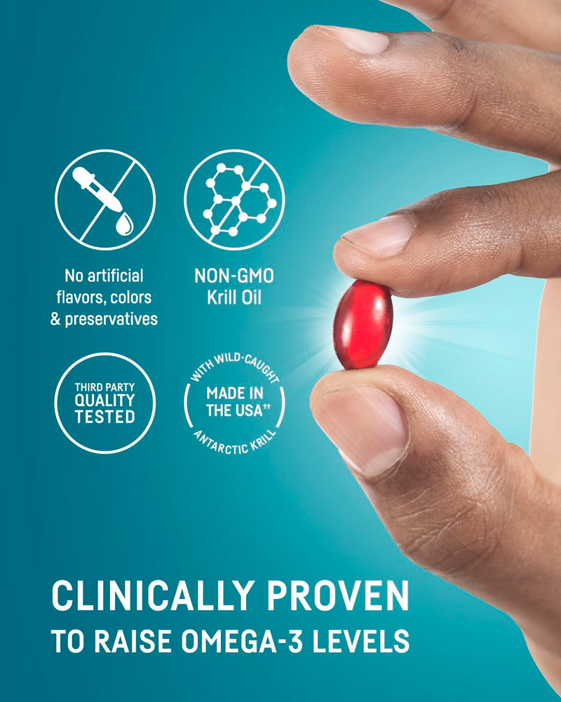 Kori Krill Oil Omega-3 Softgels 400 mg | EPA & DHA, 90 Softgels