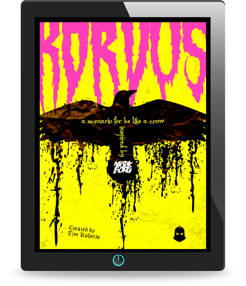 Korvus- a Mörk Borg inspired expansion for Be Like A Crow