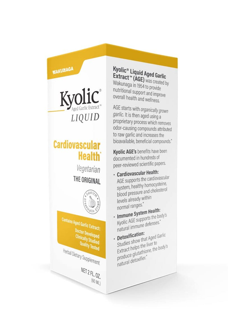 Kyolic Aged Garlic Extract Cardiovascular – Odorless, Organic Garlic