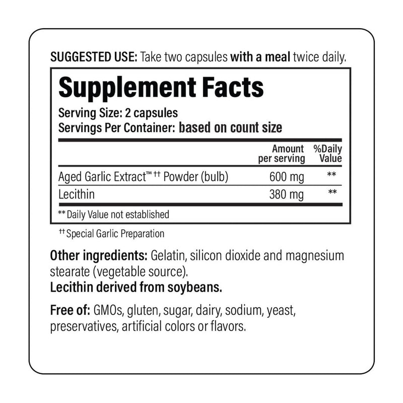 Kyolic Aged Garlic Extract Formula 104 – Cholesterol Health (300 Capsules)
